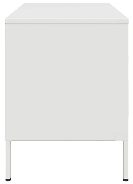Fehér acél TV-szekrény 68 x 39 x 50,5 cm