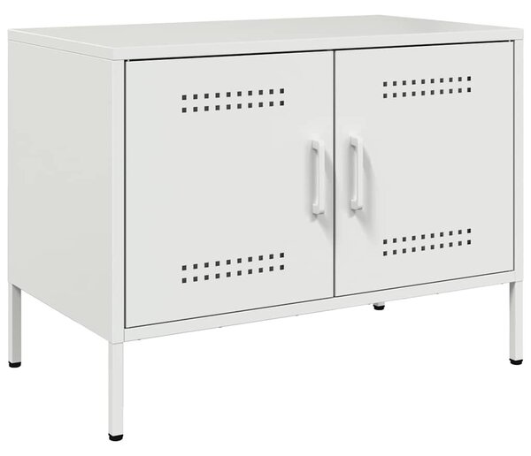 Fehér acél TV-szekrény 68 x 39 x 50,5 cm