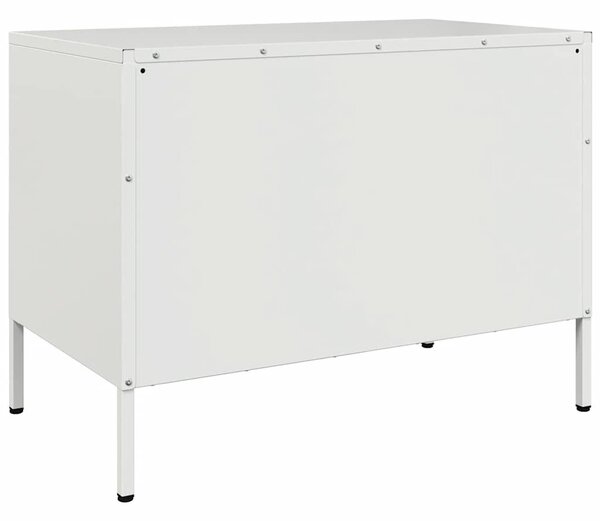 Fehér acél TV-szekrény 68 x 39 x 50,5 cm