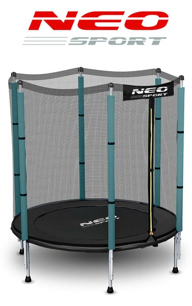 Neo-Sport külső hálós Trambulin 140cm - Zöld