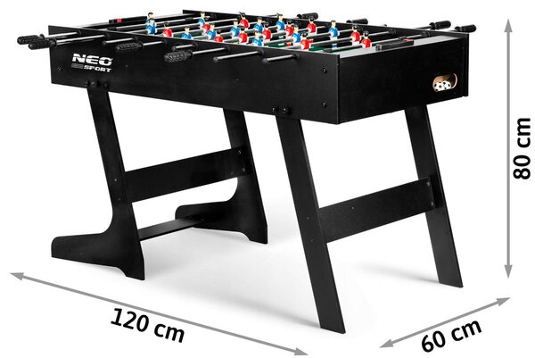 NeoSport összecsukható Csocsóasztal 120x60x80cm
