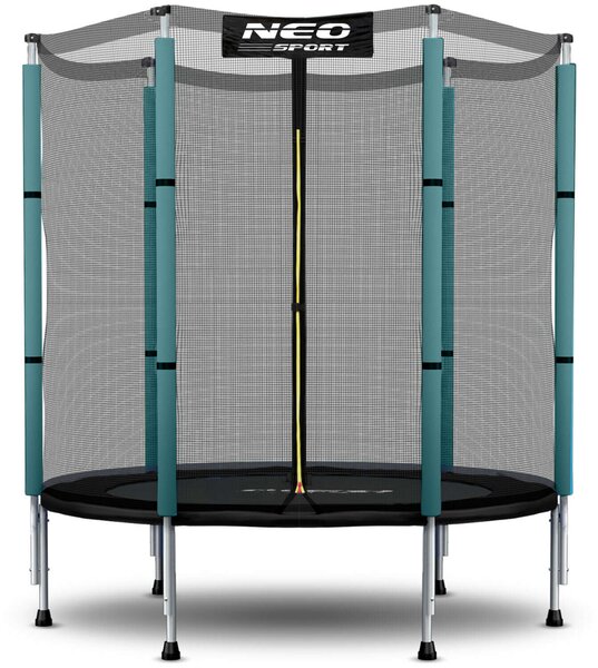 Neo-Sport külső hálós Trambulin 140cm - Zöld