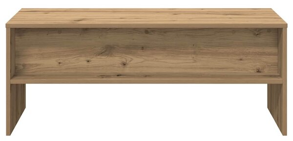 Kézműves tölgy színű szerelt fa TV-szekrény 100x40x40 cm
