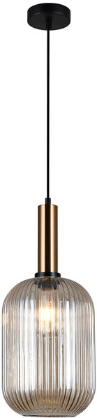Italux glamour modern függeszték antiola borostyán sárgaréz itxpnd55881lbroamb