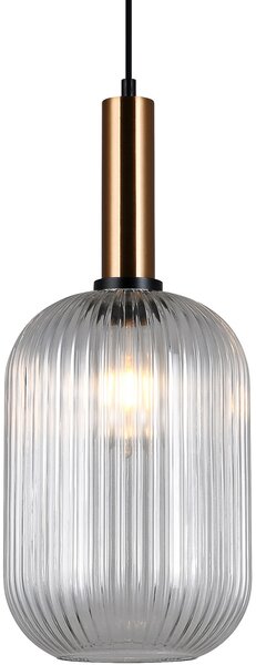 Italux glamour modern függeszték antiola sárgaréz átlátszó itxpnd55881lbrocl