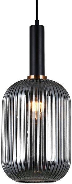 Italux glamour modern függeszték antiola fekete füstös itxpnd-5588-1l-bksg