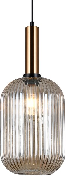 Italux glamour modern függeszték antiola borostyán sárgaréz itxpnd55881lbroamb