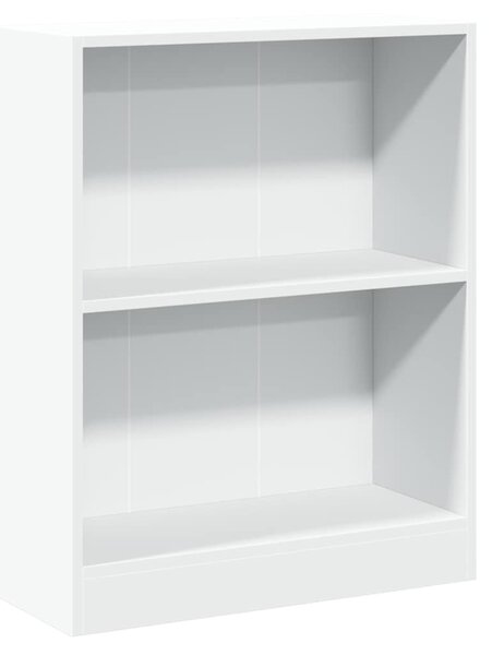 Fehér szerelt fa könyvespolc 60 x 24 x 76 cm