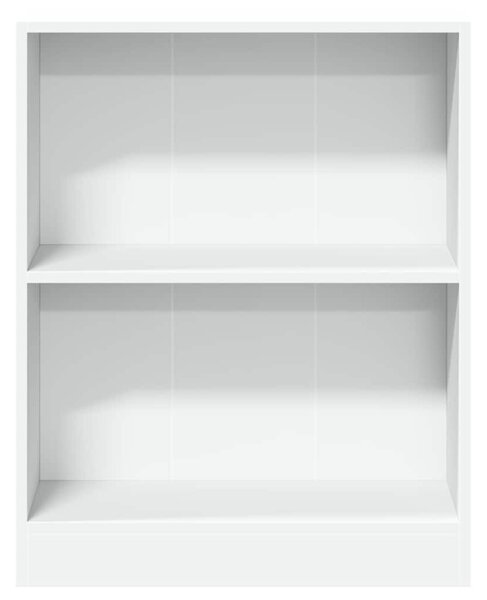 Fehér szerelt fa könyvespolc 60 x 24 x 76 cm