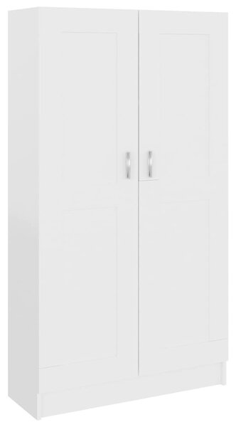 Fehér szerelt fa könyvszekrény 82,5 x 30,5 x 150 cm