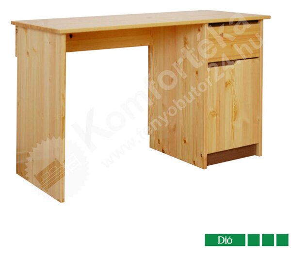 Lexa Fenyő Íróasztal - 1 Fiókos, 1 Ajtós - Wenge