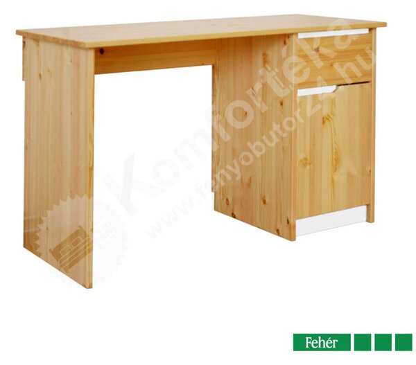 Lexa Fenyő Íróasztal - 1 Fiókos, 1 Ajtós - Wenge