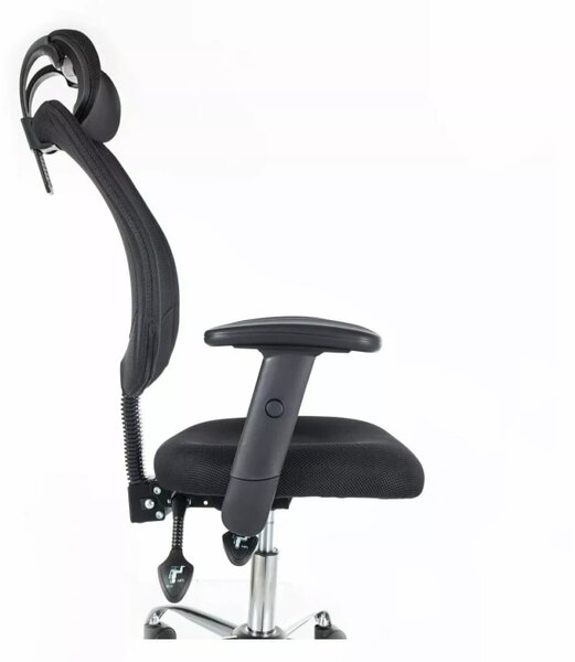 Fekete irodai szék FLEXISEAT Q-118RC