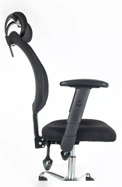 Fekete irodai szék FLEXISEAT Q-118RC