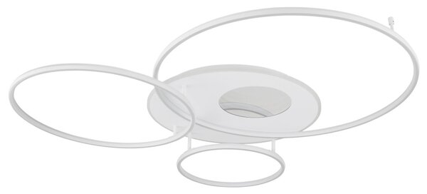 INVERTINA LED mennyezeti lámpa, matt fehér, 126,4 cm, 70W, 4599 lm, 2700–6500 K