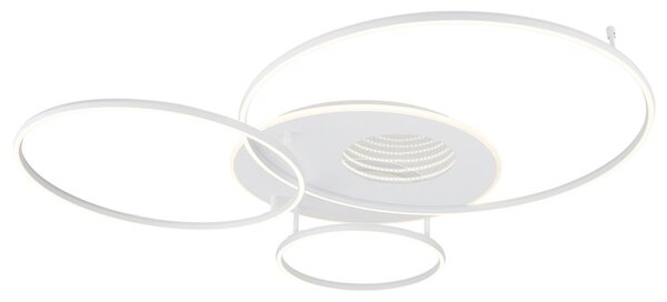 INVERTINA LED mennyezeti lámpa, matt fehér, 126,4 cm, 70W, 4599 lm, 2700–6500 K
