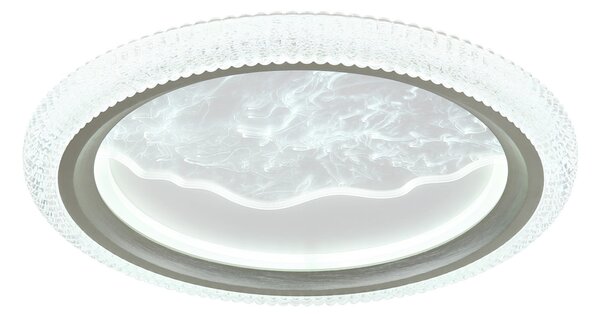 ODESSA LED mennyezeti lámpa, szürke, Ø39,5 cm, 28W, 2200 lm, 3000/4000/6500 K