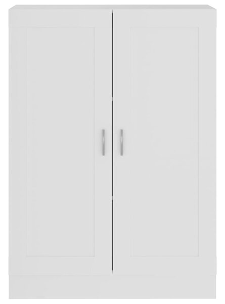 Fehér szerelt fa könyvszekrény 82,5 x 30,5 x 115 cm