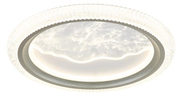 ODESSA LED mennyezeti lámpa, szürke, Ø39,5 cm, 28W, 2200 lm, 3000/4000/6500 K