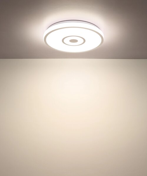 CALLIE LED mennyezeti lámpa, matt fehér, Ø38 cm, 24W, 1500 lm, 3000/4000/6000 K