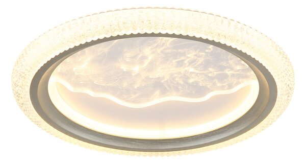 ODESSA LED mennyezeti lámpa, szürke, Ø39,5 cm, 28W, 2200 lm, 3000/4000/6500 K