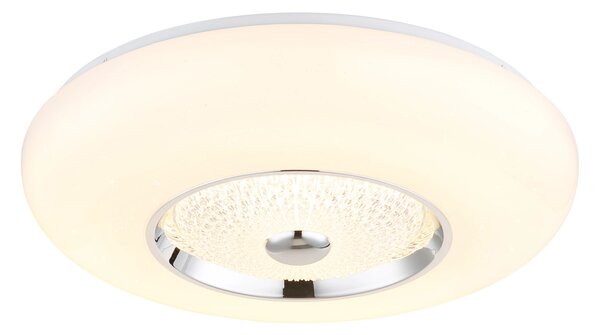 GRAHAM LED mennyezeti lámpa, matt fehér, Ø48,5 cm, 36W, 2690 lm, 2700/4000/6000 K