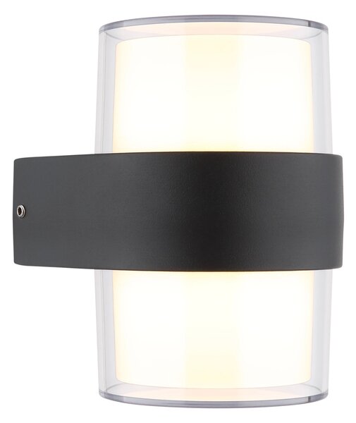 IGNACIO LED kültéri fali lámpa, antracit, 13 cm magas, 10W, 980 lm, 3000 K
