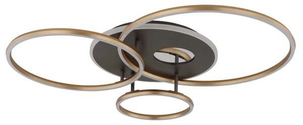 INVERTINA LED mennyezeti lámpa, matt arany, 90 cm, 54W, 2256 lm, 2700–6500 K