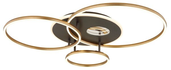 INVERTINA LED mennyezeti lámpa, matt arany, 90 cm, 54W, 2256 lm, 2700–6500 K