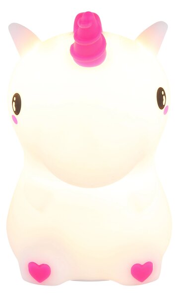UNICORN LED asztali lámpa, matt fehér, 15 cm magas, 1,5W, 20 lm