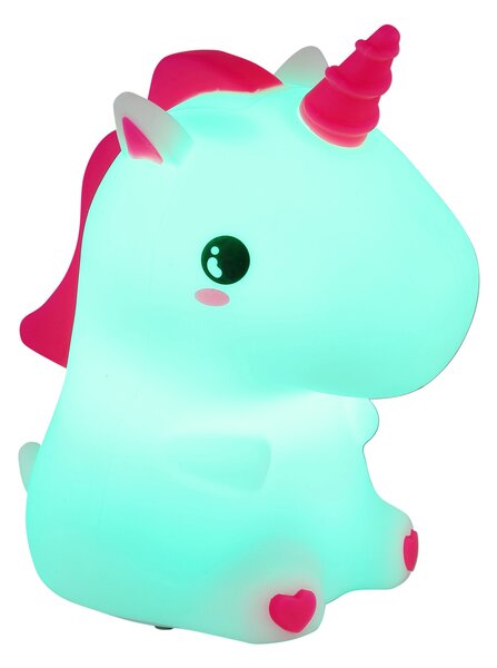 UNICORN LED asztali lámpa, matt fehér, 15 cm magas, 1,5W, 20 lm