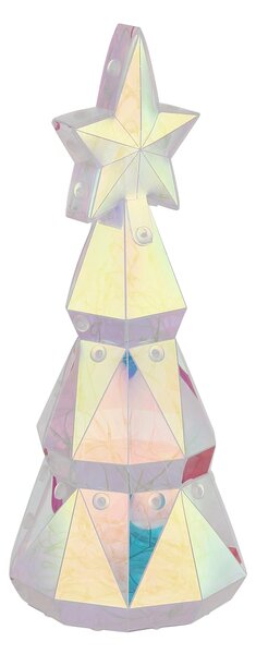 TREENO LED asztali lámpa, átlátszó, Ø11 cm, 2W, 8000 K