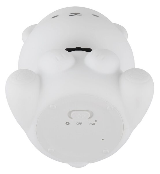 TEDDY LED asztali lámpa, matt fehér, 12,9 cm magas, 1W, 35 lm
