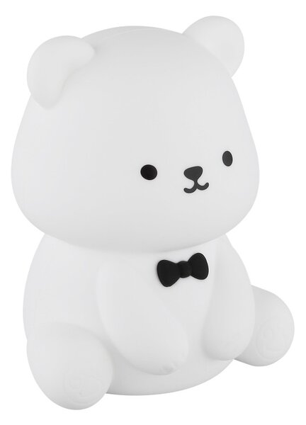TEDDY LED asztali lámpa, matt fehér, 12,9 cm magas, 1W, 35 lm