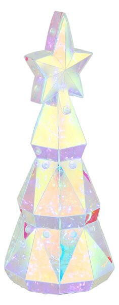 TREENO LED asztali lámpa, átlátszó, Ø11 cm, 2W, 8000 K