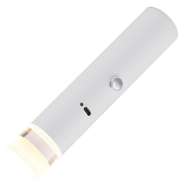 PELO LED függőlámpa, matt fehér, Ø3,8 cm, 2W, 60 lm, 3000 K