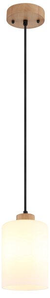 ROWENA függőlámpa, barna, Ø15 cm, 1×E27
