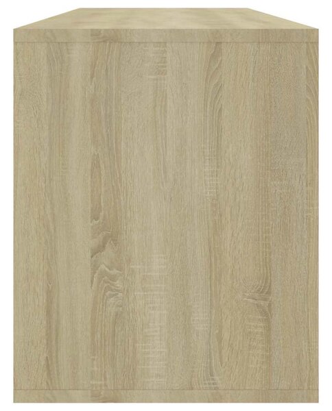 Sonoma tölgy színű szerelt fa TV-szekrény 130x35x50 cm