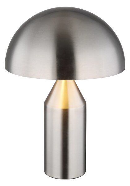 ATOMA asztali lámpa, matt nikkel, Ø28 cm, 2×E27