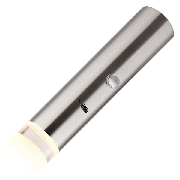 PELO LED függőlámpa, matt nikkel, Ø3,8 cm, 2W, 60 lm, 3000 K
