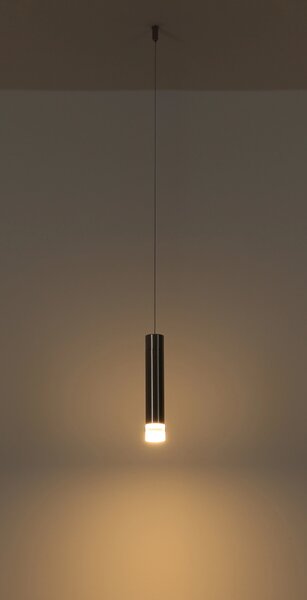 PELO LED függőlámpa, matt nikkel, Ø3,8 cm, 2W, 60 lm, 3000 K