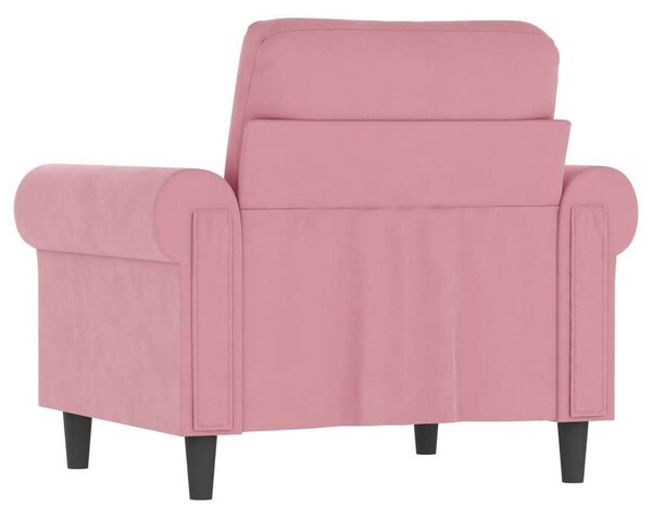 VidaXL rózsaszín bársony kanapéfotel 60 cm