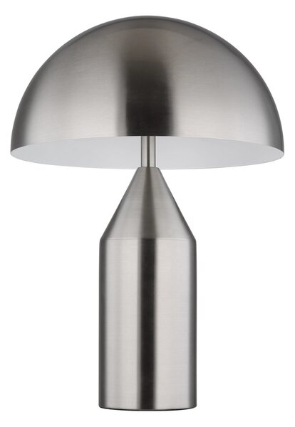 ATOMA asztali lámpa, matt nikkel, Ø28 cm, 2×E27