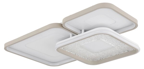 MOSAIKO LED mennyezeti lámpa, matt fehér, 65 cm, 55W, 2900 lm, 2700–6000 K