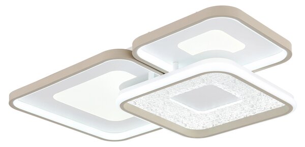 MOSAIKO LED mennyezeti lámpa, matt fehér, 65 cm, 55W, 2900 lm, 2700–6000 K