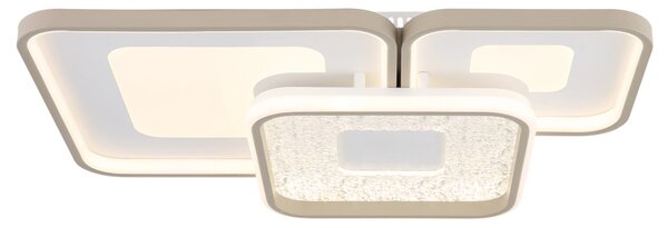 MOSAIKO LED mennyezeti lámpa, matt fehér, 65 cm, 55W, 2900 lm, 2700–6000 K