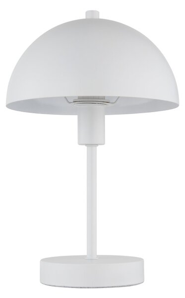 ATOMA I asztali lámpa, matt fehér, Ø20 cm, 1×E14
