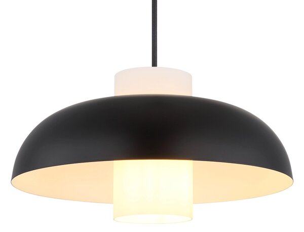 LOWE függőlámpa, matt fekete, Ø38 cm, 1×E27