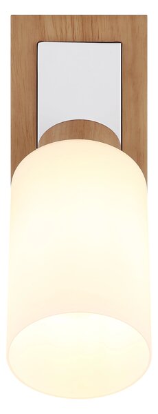 ROWENA fali lámpa, barna, 25 cm magas, 1×E27