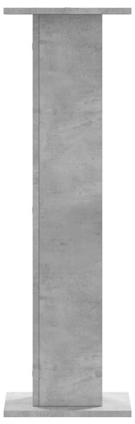 2 db betonszürke szerelt fa növénytartó állvány 30 x 30 x 95 cm